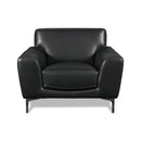 New Classic Furniture Carrara Stationary Leather Chair L986-10-BLK IMAGE 1