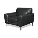 New Classic Furniture Carrara Stationary Leather Chair L986-10-BLK IMAGE 2