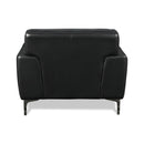 New Classic Furniture Carrara Stationary Leather Chair L986-10-BLK IMAGE 3
