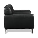New Classic Furniture Carrara Stationary Leather Chair L986-10-BLK IMAGE 4