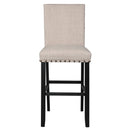 New Classic Furniture Crispin Pub Height Dining Chair D162-BS-NAT IMAGE 1