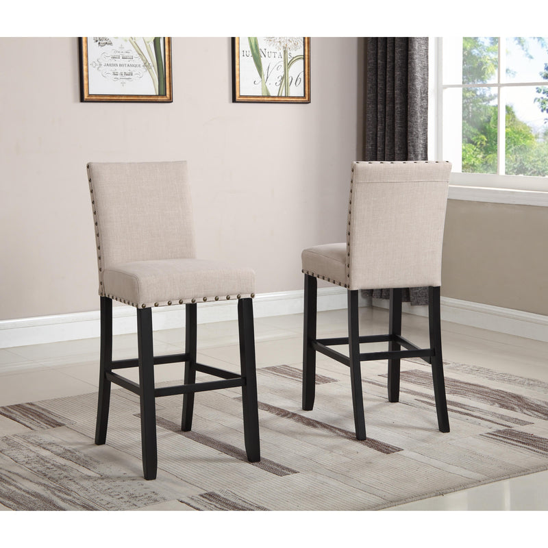 New Classic Furniture Crispin Pub Height Dining Chair D162-BS-NAT IMAGE 6