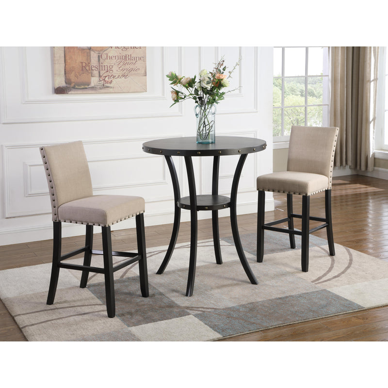 New Classic Furniture Crispin Pub Height Dining Chair D162-BS-NAT IMAGE 7