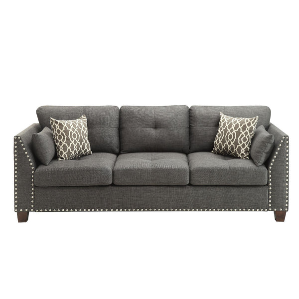 Acme Furniture Laurissa Stationary Fabric Sofa 52405 IMAGE 1