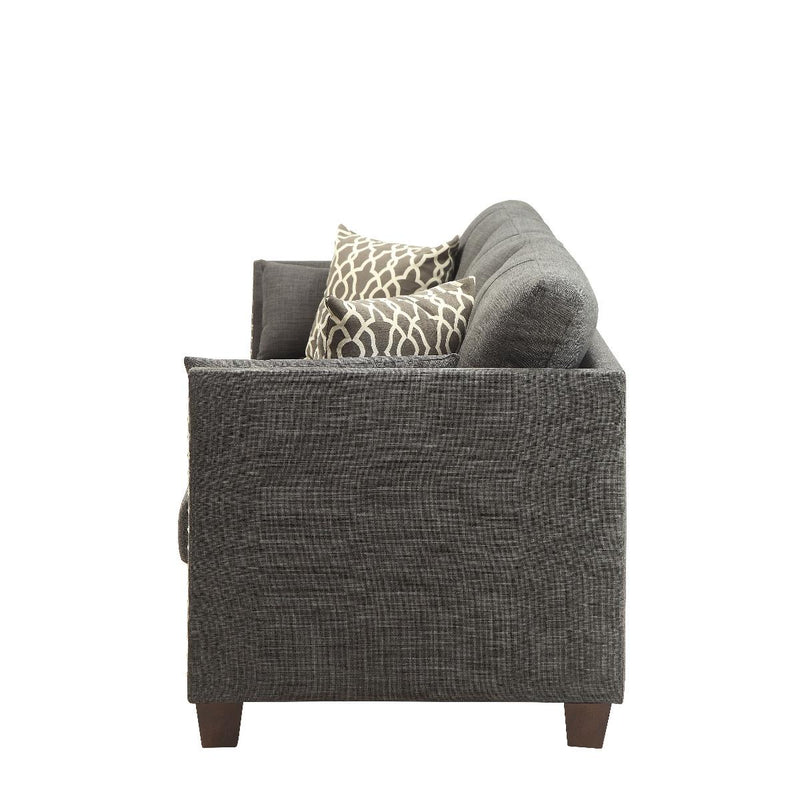 Acme Furniture Laurissa Stationary Fabric Sofa 52405 IMAGE 3