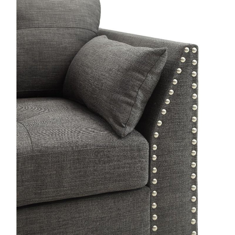 Acme Furniture Laurissa Stationary Fabric Sofa 52405 IMAGE 6