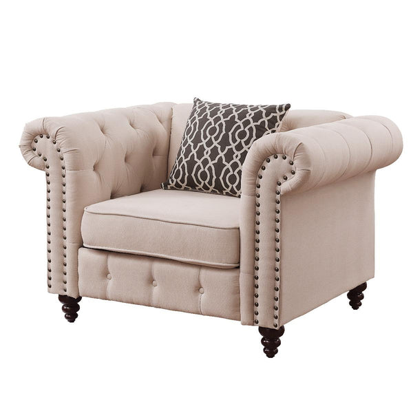 Acme Furniture Aurelia Stationary Fabric Chair 52422 IMAGE 1