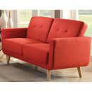 Acme Furniture Sisilla Stationary Fabric Loveseat 52661 IMAGE 2