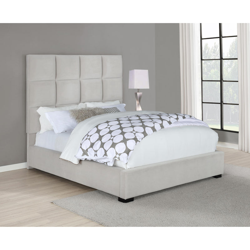 Coaster Furniture Panes Queen Upholstered Panel Bed 315850Q IMAGE 4