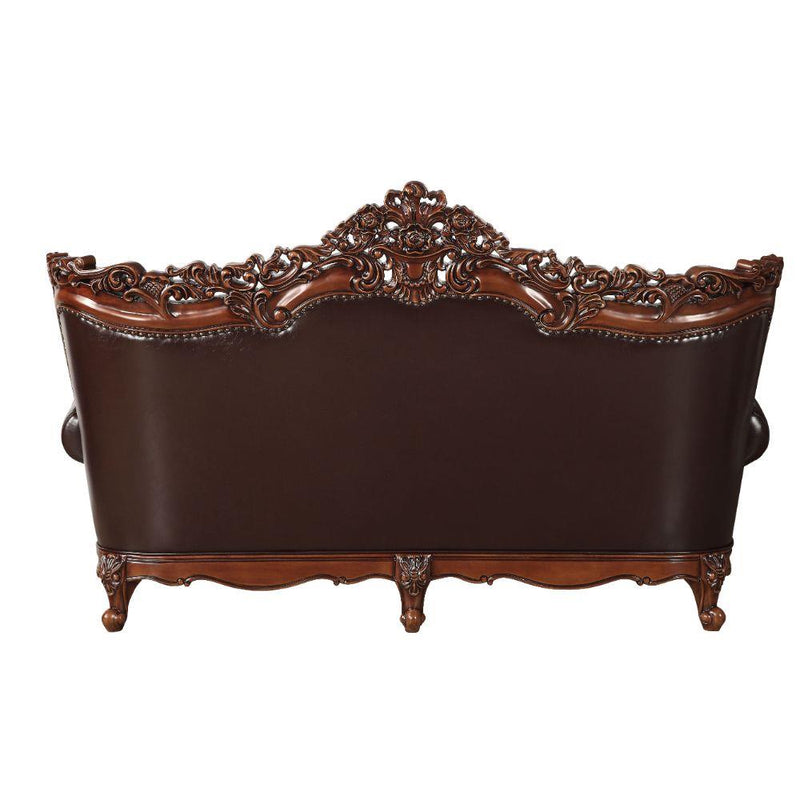 Acme Furniture Forsythia Stationary Leather Match Sofa 53070 IMAGE 4