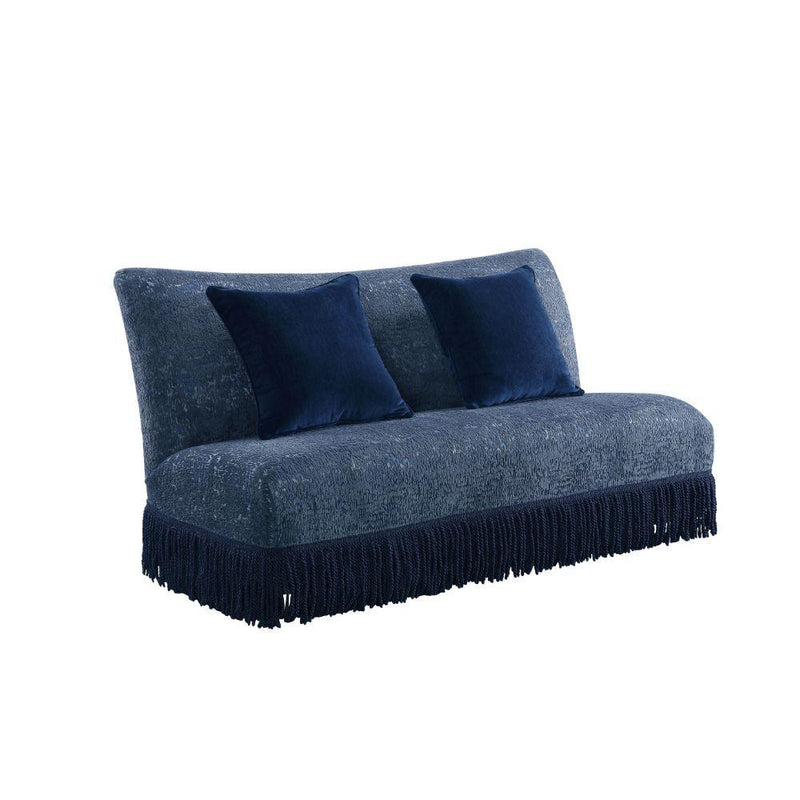 Acme Furniture Kaffir Stationary Fabric Loveseat 53271 IMAGE 5