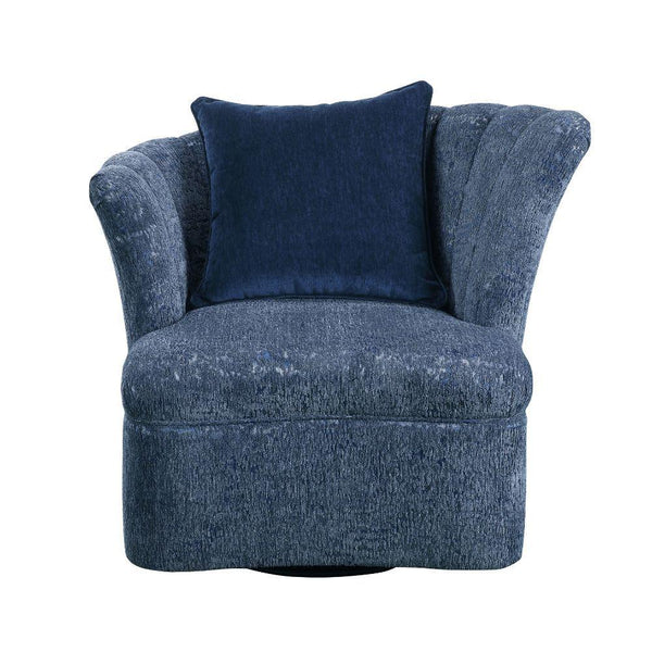Acme Furniture Kaffir Swivel Fabric Chair 53272 IMAGE 1