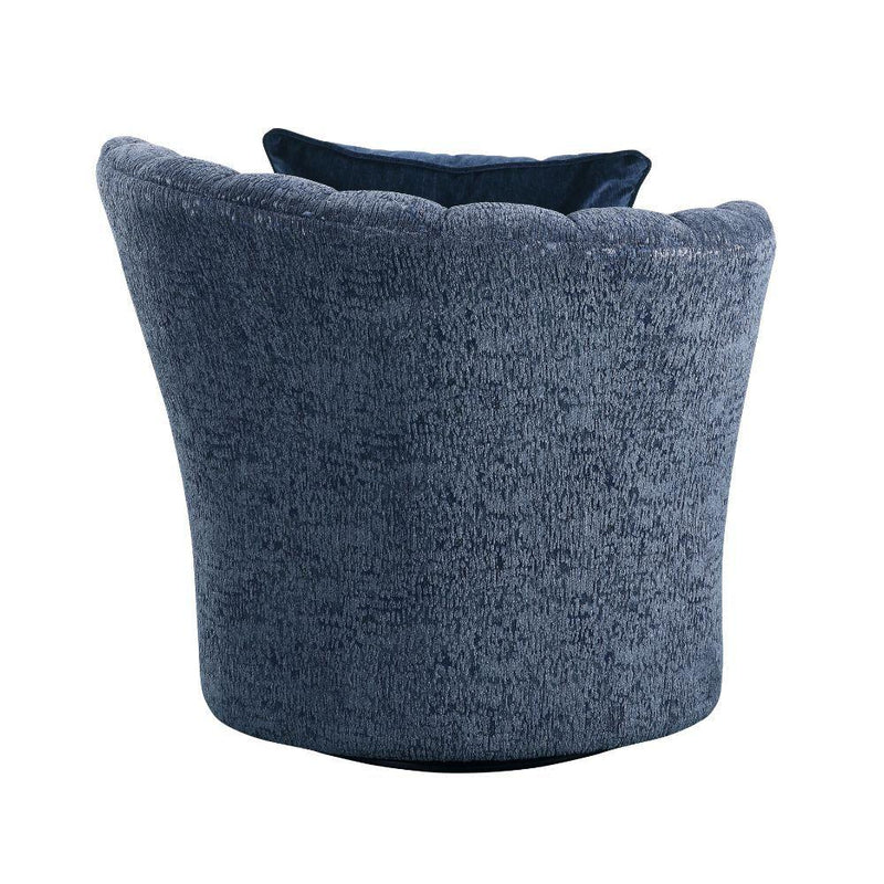 Acme Furniture Kaffir Swivel Fabric Chair 53272 IMAGE 4