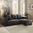 Acme Furniture Lloyd PU Sleeper Sectional 53345 IMAGE 1