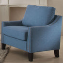 Acme Furniture Zapata Stationary Fabric Chair 53552 IMAGE 2