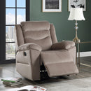 Acme Furniture Fiacre Glider Fabric Recliner 53667 IMAGE 1