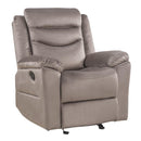 Acme Furniture Fiacre Glider Fabric Recliner 53667 IMAGE 2