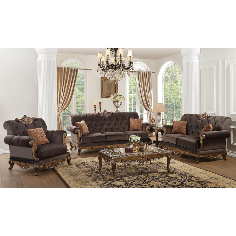 Acme Furniture Orianne Stationary Fabric Sofa 53795 IMAGE 3