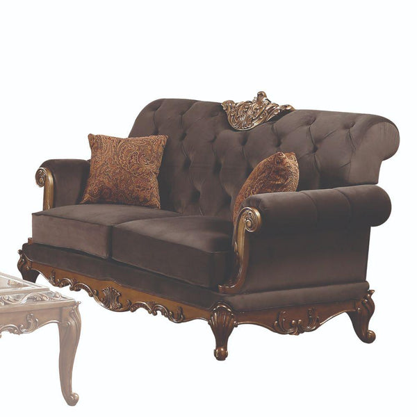 Acme Furniture Orianne Stationary Fabric Loveseat 53796 IMAGE 1