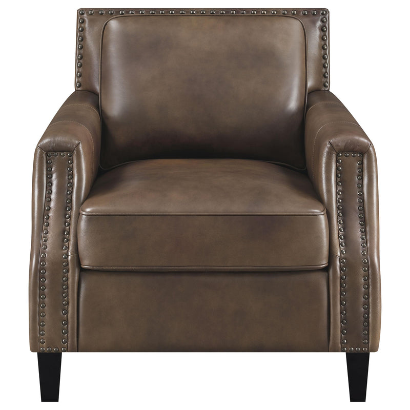 Coaster Furniture Leaton Stationary Leather Match Chair 509443 IMAGE 2