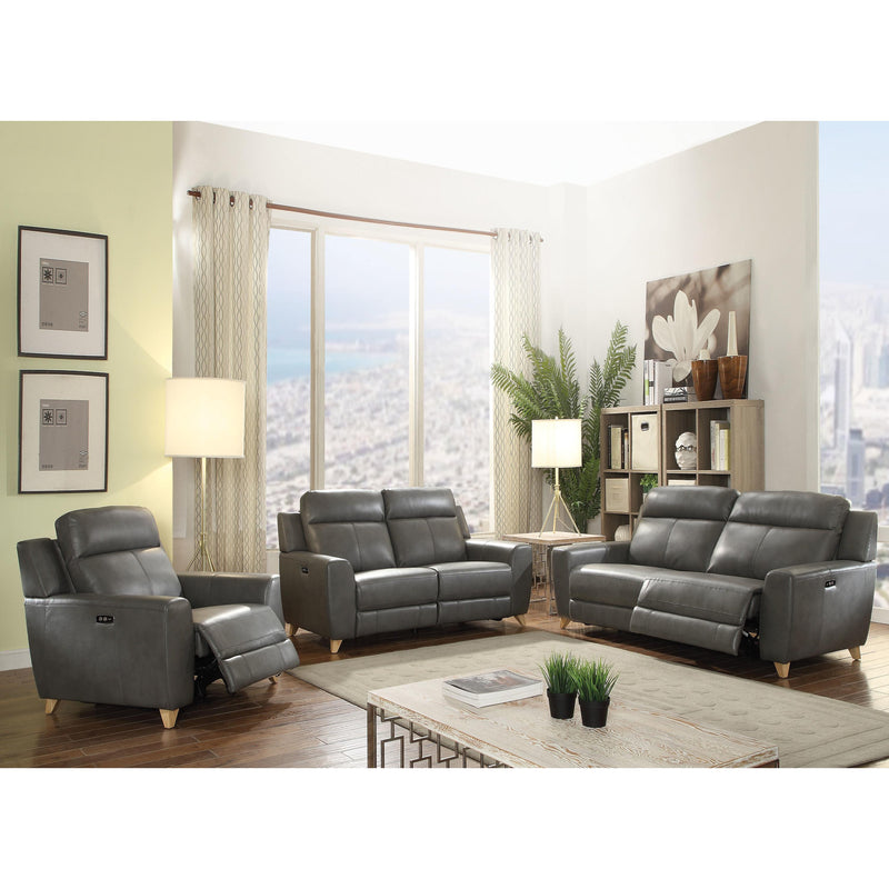 Acme Furniture Cayden Power Reclining Leather Match Sofa 54200 IMAGE 3