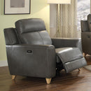 Acme Furniture Cayden Power Leather Match Recliner 54202 IMAGE 2