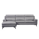 Acme Furniture Werner Leather Air 2 pc Sectional 54435 IMAGE 1