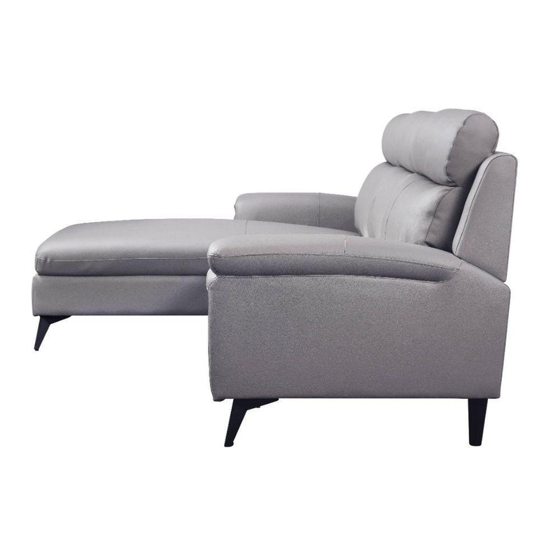 Acme Furniture Werner Leather Air 2 pc Sectional 54435 IMAGE 3