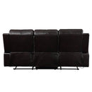Acme Furniture Jasleen Reclining Leather Air Sofa 54455 IMAGE 5