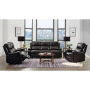 Acme Furniture Jasleen Reclining Leather Air Sofa 54455 IMAGE 7