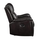 Acme Furniture Jasleen Reclining Leather Air Loveseat 54456 IMAGE 4