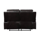 Acme Furniture Jasleen Reclining Leather Air Loveseat 54456 IMAGE 5
