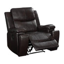 Acme Furniture Jasleen Leather Air Recliner 54457 IMAGE 4