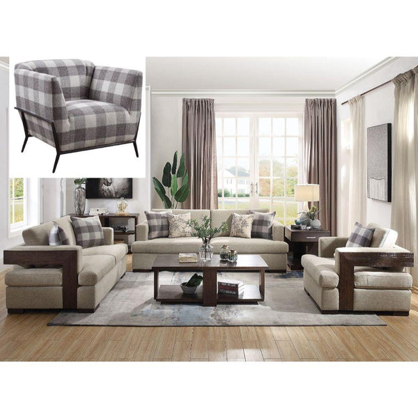 Acme Furniture Niamey Stationary Fabric Sofa 54850 IMAGE 1