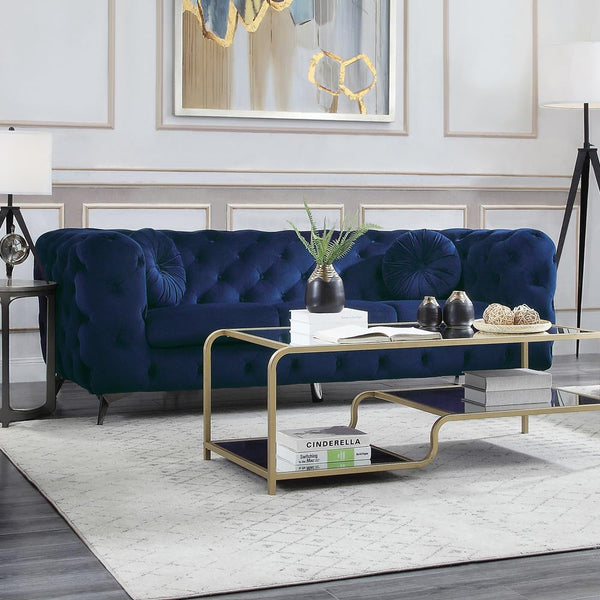 Acme Furniture Atronia Stationary Fabric Sofa 54900 IMAGE 1