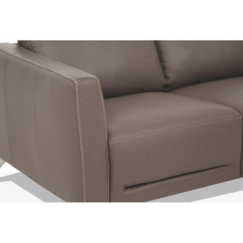 Acme Furniture Malaga Stationary Leather Loveseat 55001 IMAGE 5
