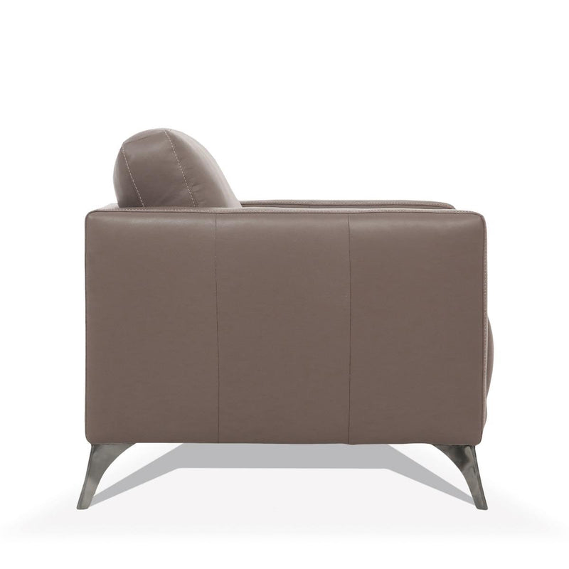 Acme Furniture Malaga Stationary Leather Chair 55002 IMAGE 4