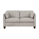 Acme Furniture Matias Stationary Leather Loveseat 55016 IMAGE 1