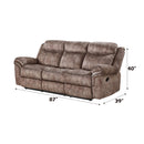 Acme Furniture Zubaida 55020 Motion Sofa & Console with USB IMAGE 10