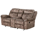 Acme Furniture Zubaida Reclining Fabric Loveseat 55021 IMAGE 2
