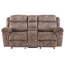 Acme Furniture Zubaida Reclining Fabric Loveseat 55021 IMAGE 3
