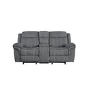 Acme Furniture Zubaida Reclining Fabric Loveseat 55026 IMAGE 4
