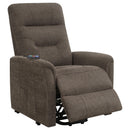 Coaster Furniture Fabric Lift Chair with Heat and Massage 609404P IMAGE 2