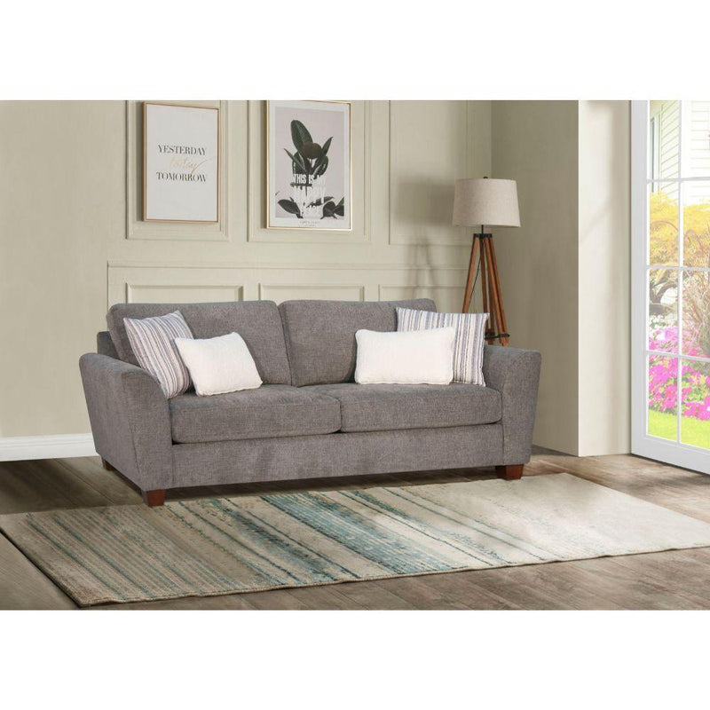 Acme Furniture Karenza Stationary Fabric Sofa 55155 IMAGE 2