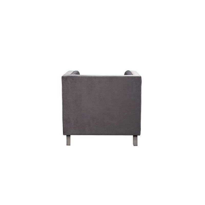 Acme Furniture Hegio Stationary Fabric Chair 55267 IMAGE 4