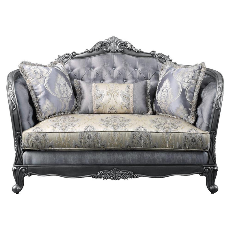 Acme Furniture Ariadne Stationary Fabric Loveseat 55346 IMAGE 3