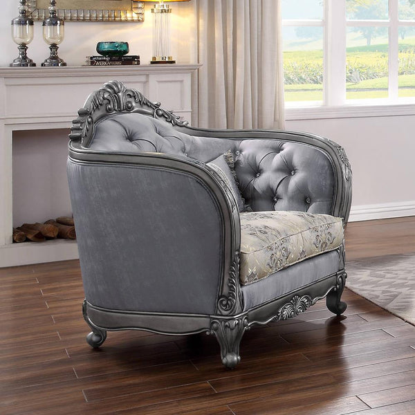 Acme Furniture Ariadne Stationary Fabric Chair 55347 IMAGE 1