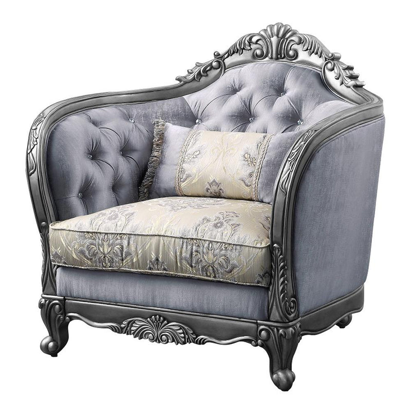 Acme Furniture Ariadne Stationary Fabric Chair 55347 IMAGE 2