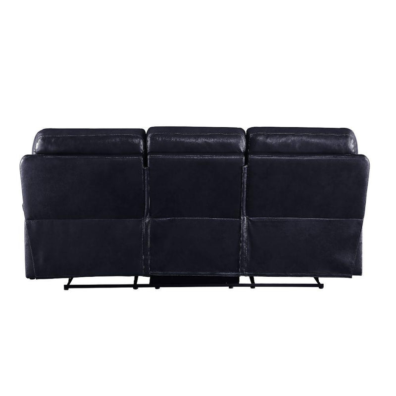 Acme Furniture Aashi Reclining Leather Match Sofa 55370 IMAGE 4
