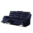 Acme Furniture Aashi Reclining Leather Match Sofa 55370 IMAGE 5